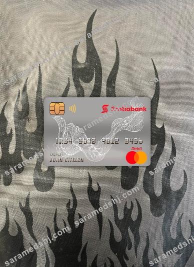 Canada Scotiabank master debit card photolook front